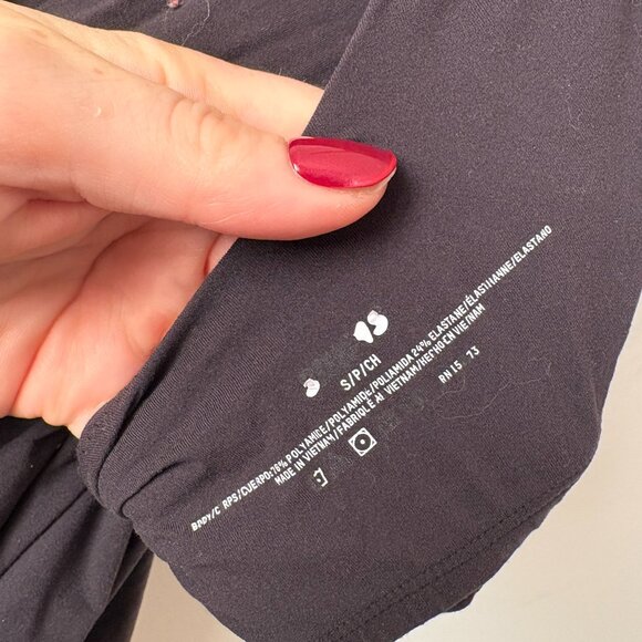 SKIMS Fits Everybody Jumpsuit Catsuit Buttery Soft Onesie Black Size Small - Picture 7 of 7